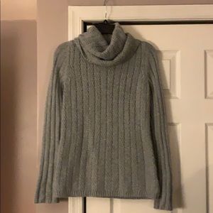 4/$20 GAP Gray super soft cowl neck sweater small